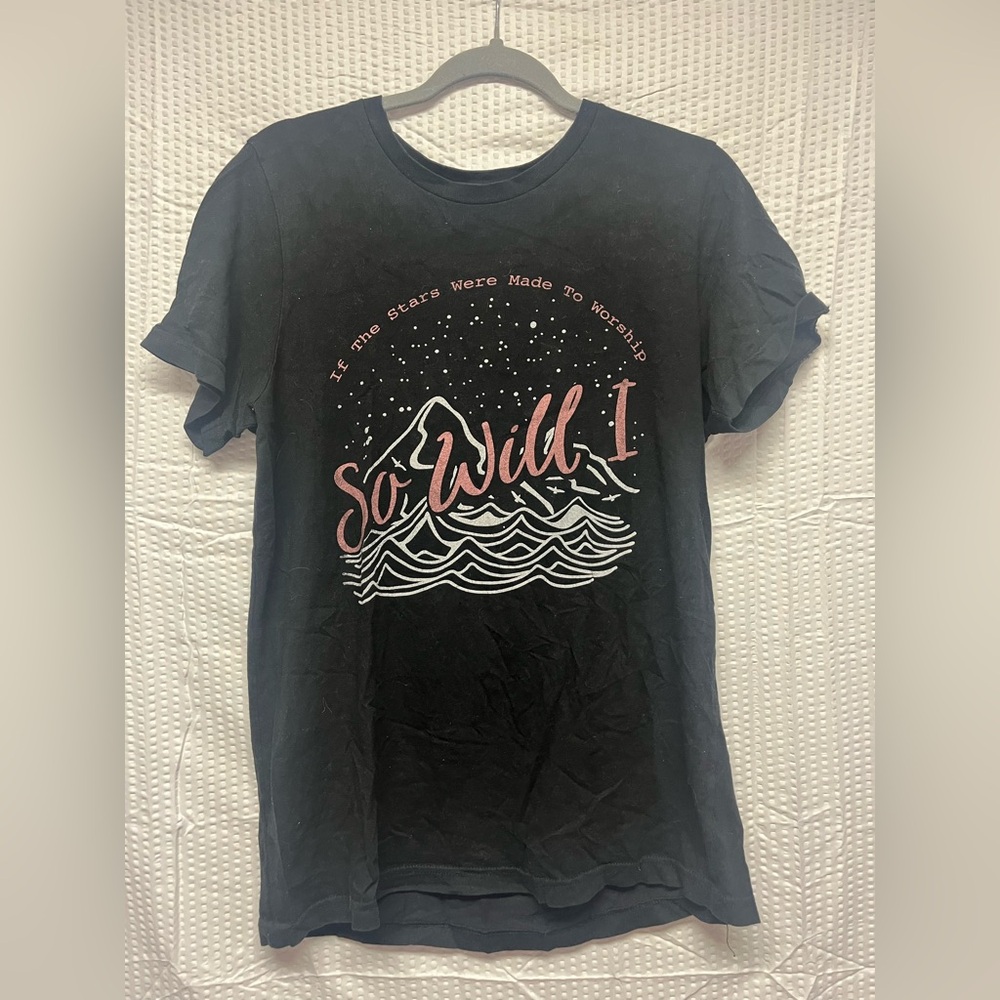 Black Graphic Christian T-Shirt